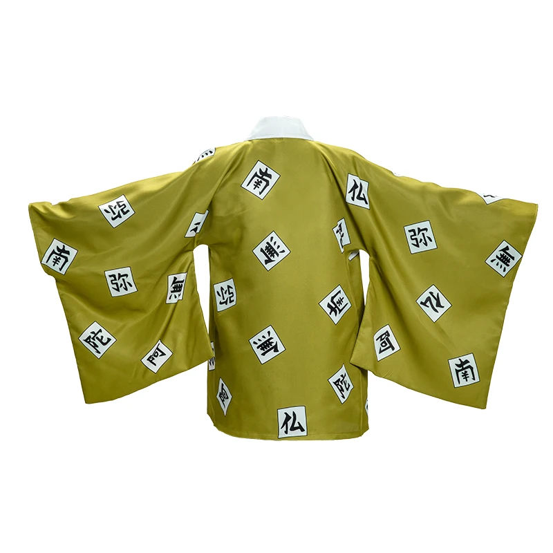 coat 2 Мужские костюмы для косплея, Kimetsu No Yaiba Kamado Tanjirou, Tomioka Giyuu Agatsuma Zenitsu, оранжевая накидка - Цвет: coat 2