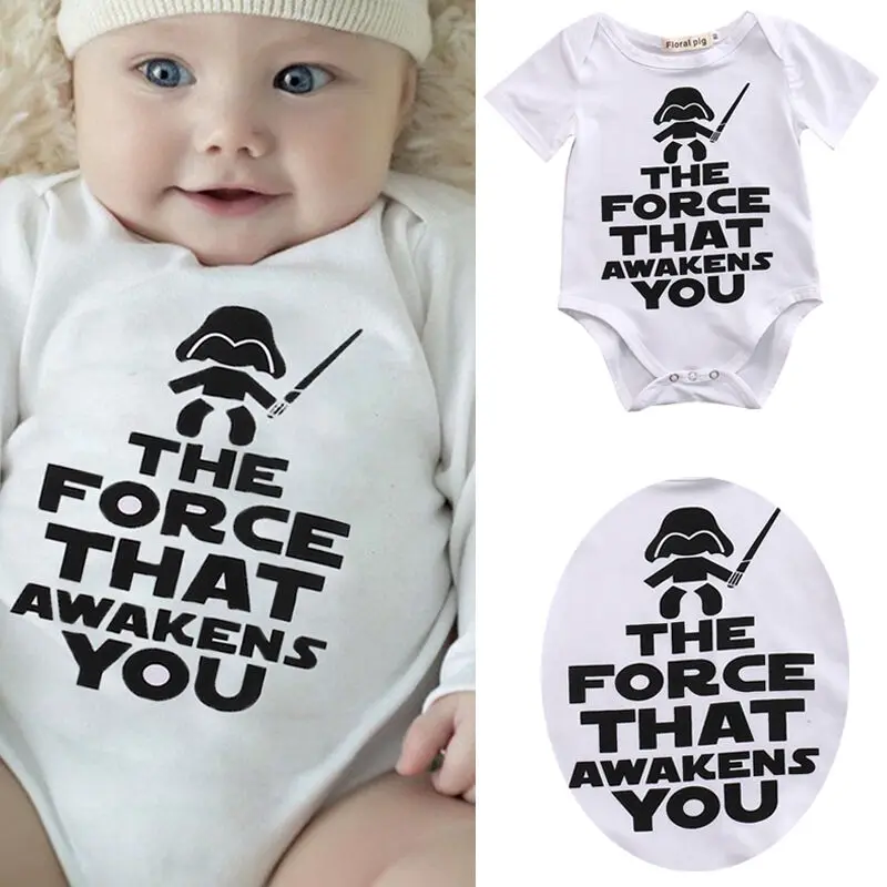 

Free shipping Infant Baby Boy Summer Shirt Cotton Romper Bodysuit Clothes Sunsuit