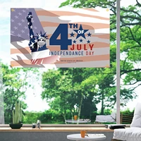 creative independence day banner couplet garden banner american independence day party celebration decoration banner