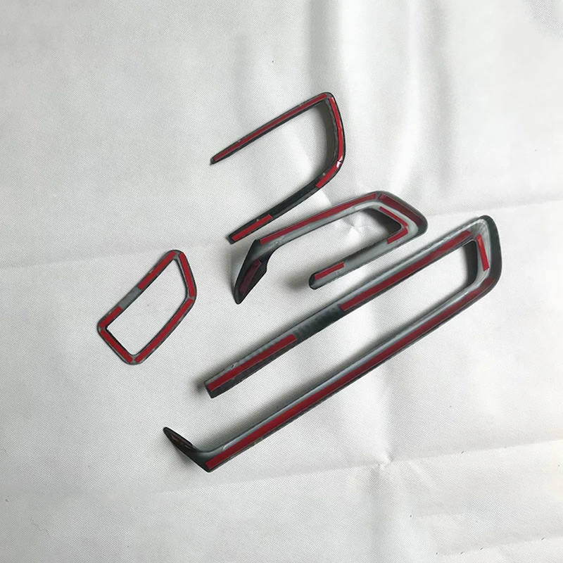 For Honda FIT JAZZ Accessories 2014 2015 2016 Car Styling Chrome LHD Front Air Conditioner Vent Outlet Panel Cover Trim | Автомобили и