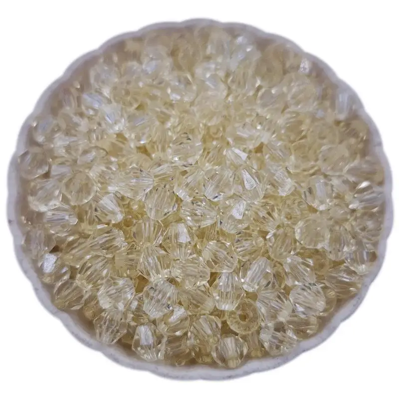 300 шт. акриловые прозрачные алмазные бусины россыпью для изготовления ювелирных