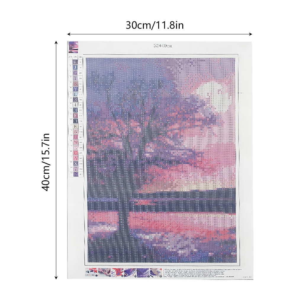 

DIY Diamond Painting Landscape Full Square Drill Diamond Embroidery Seaside Cross Stitch Sunset Decoration Home