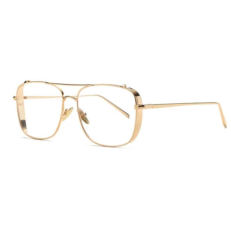 

2021 new ladies big frame glasses sunshade metal frame ladies sunglasses fashion trendy street shooting UV400