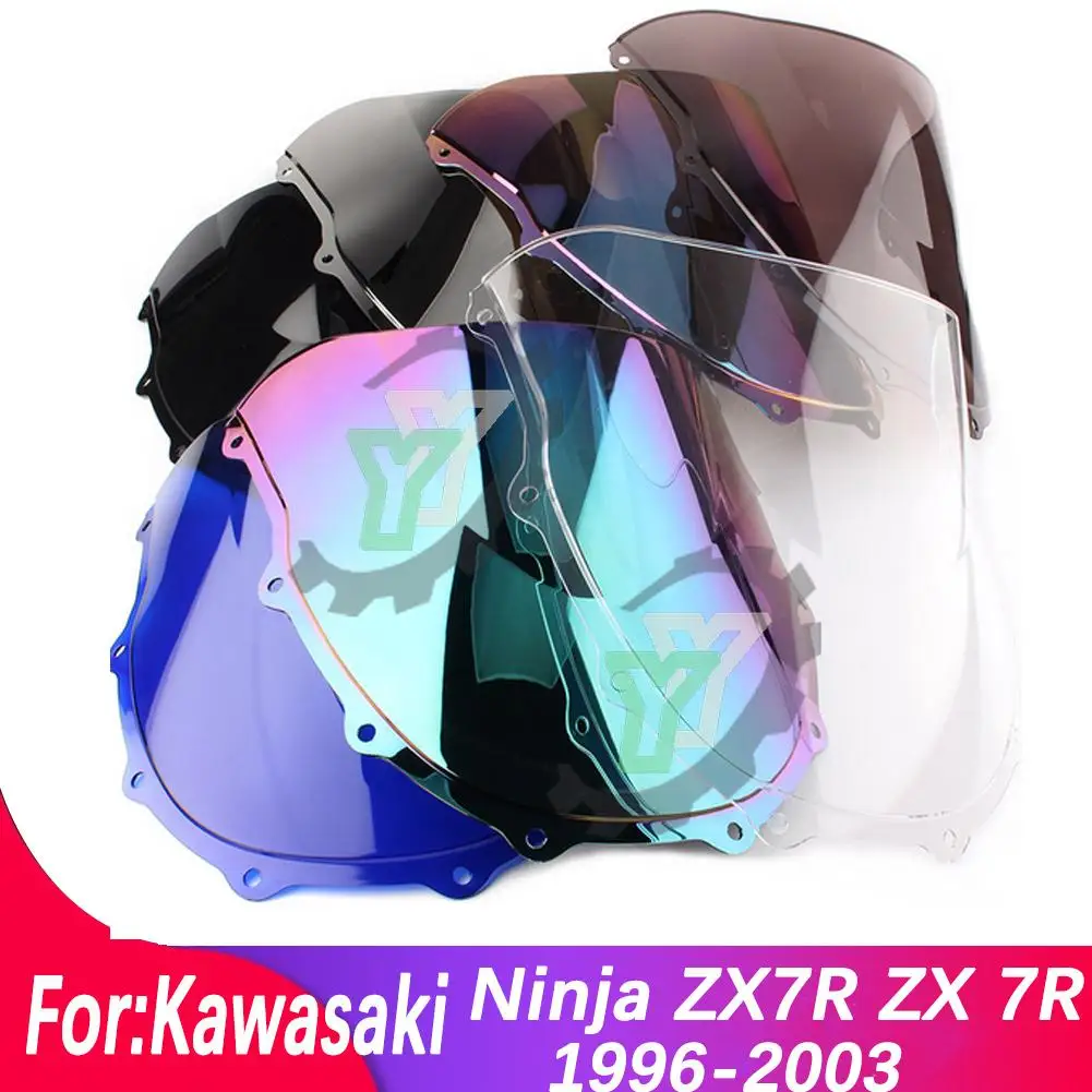 

ZX-7R Cafe racer Motorcycle Windshield Windscree Wind Deflector For Kawasaki Ninja ZX7R ZX 7R 1996-1998 1999 2000 2001 2002 2003