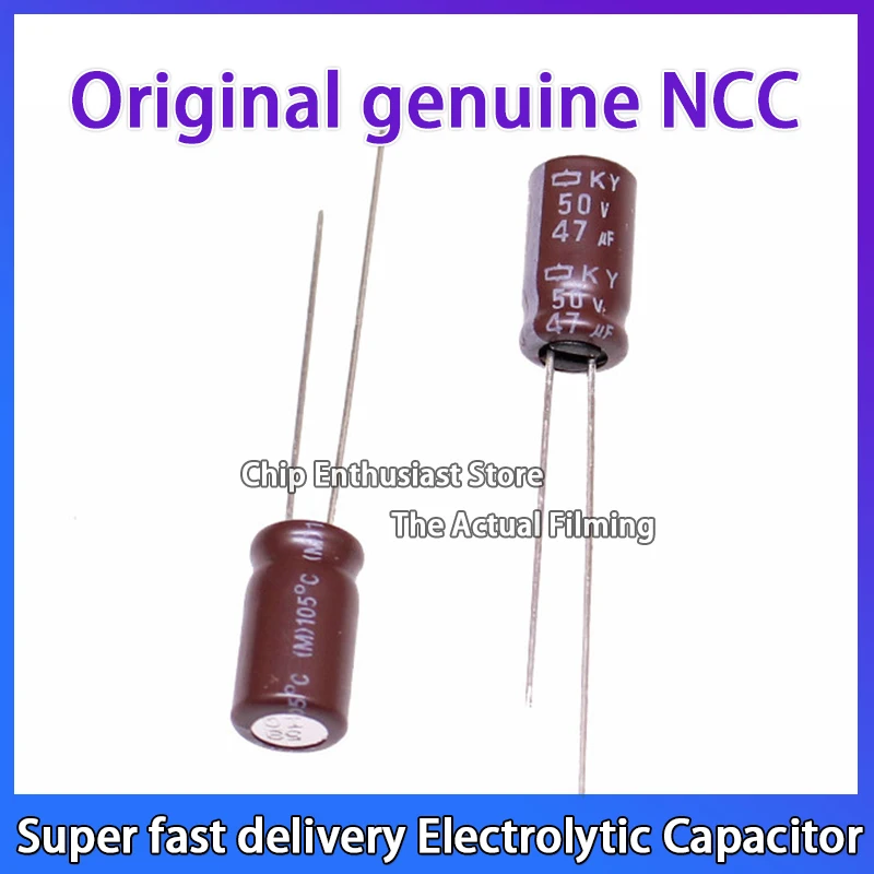 10 шт. NCC импортный алюминиевый электролитический конденсатор 50V10UF1UF мкФ 47 100 220 470