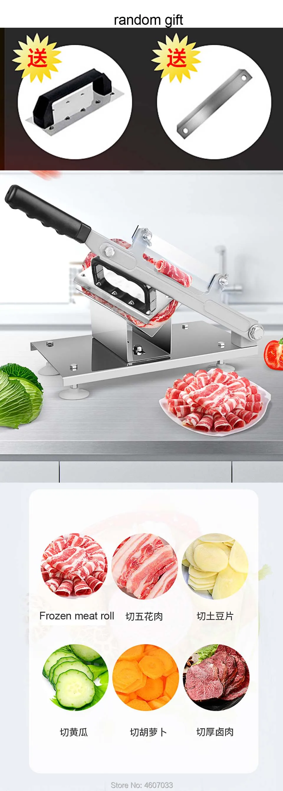 Нержавеющая сталь мясо ягненка ручная резальная машина картофель массового производства огурец жир крупного рогатого скота роллы из баранины мясорубка для замороженного мяса строгальная машина