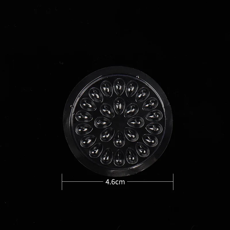 

100pcs Glue Gasket Pad for Eyelash Extension Transparent Glue Holder Eyelashes Adhesive Plastic Glue Pallet Paste Eeyelash Tools