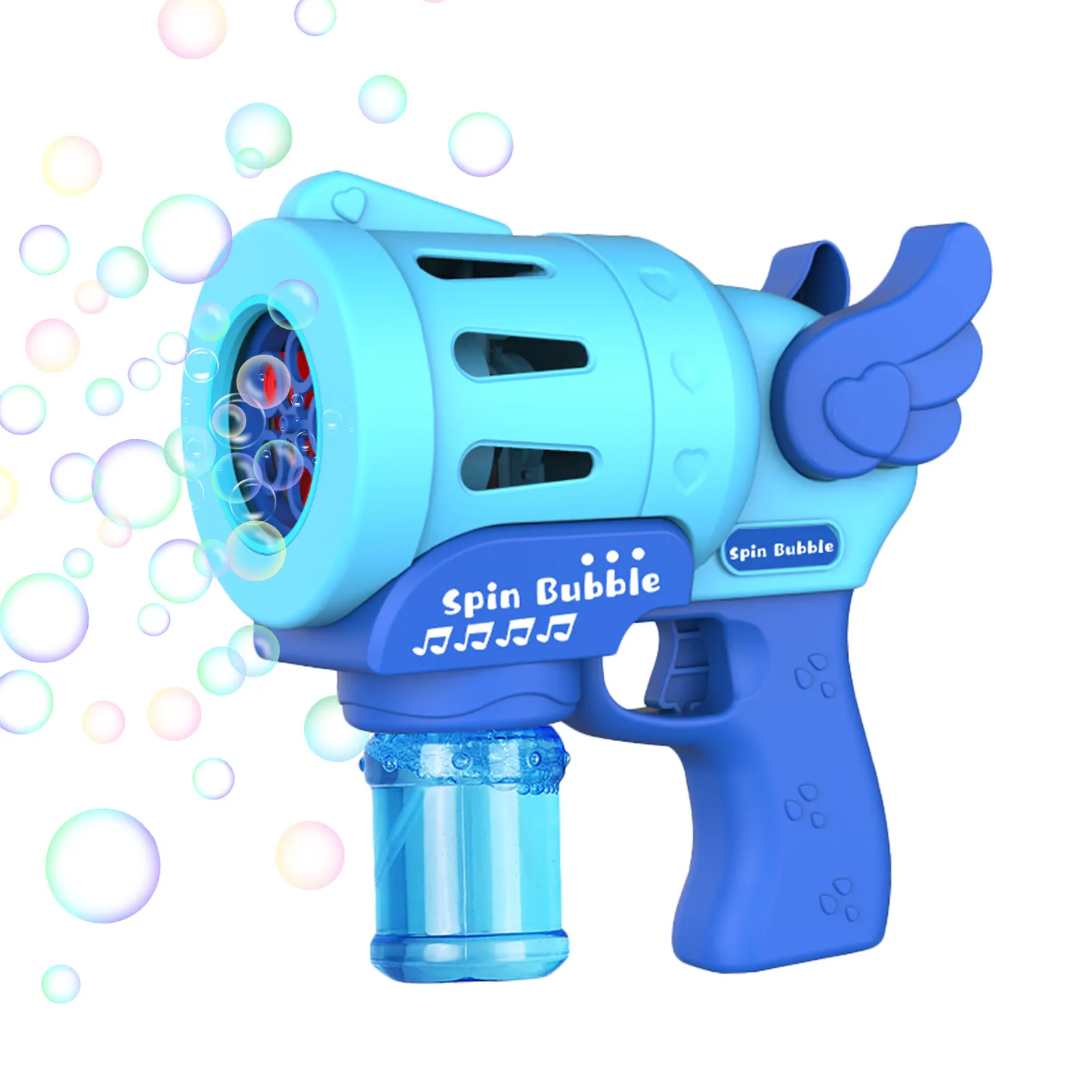 

Summer Funny Magic Bubble Blower Machine Electric Automatic Bubble Maker Gun With Mini Fan Kids Outdoor Toys Wedding Supplies