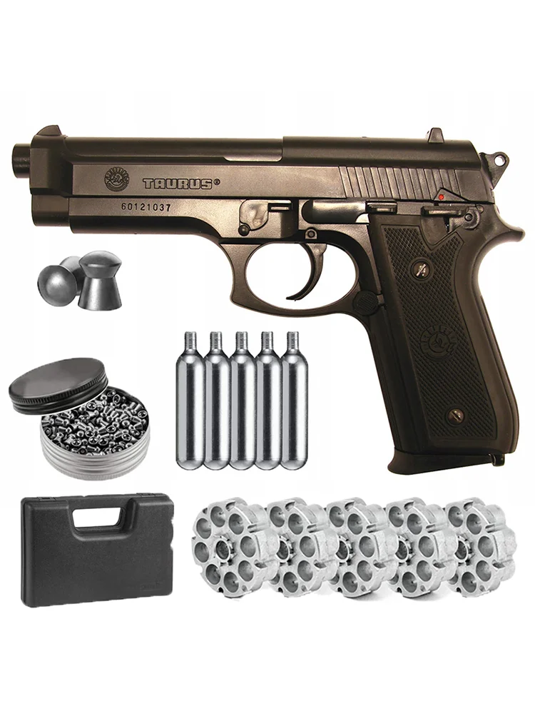 

Pistolet ASG Taurus PT 92 Metal Slide +Gun Bullet Converter+Co2 Bullets +500ct Lead Pellets Classic Home Deco Metal Wall Sign