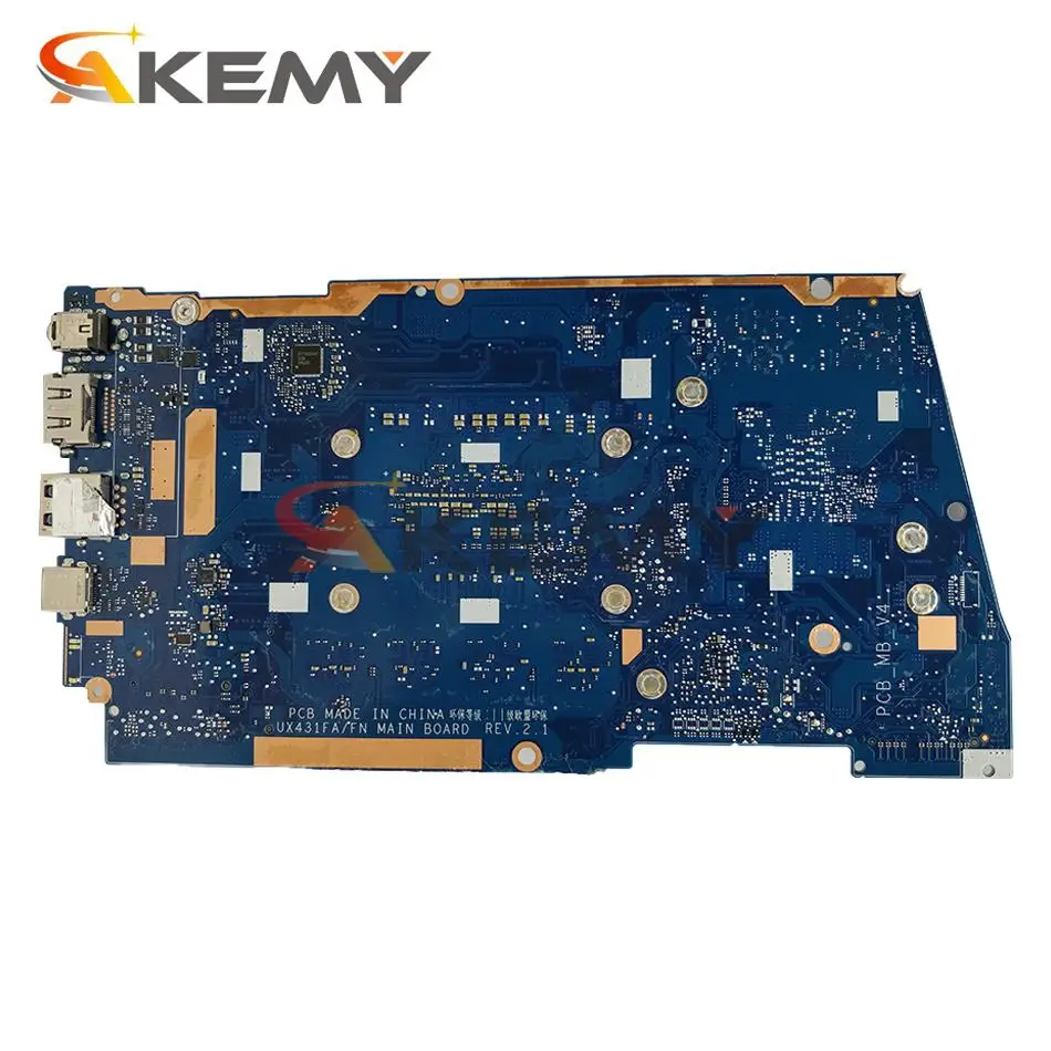 ux431fafn laptop motherboard for asus zenbook 14 ux431fa ux431fn ux431f original mainboard 8gb ram i5 8265u gm free global shipping