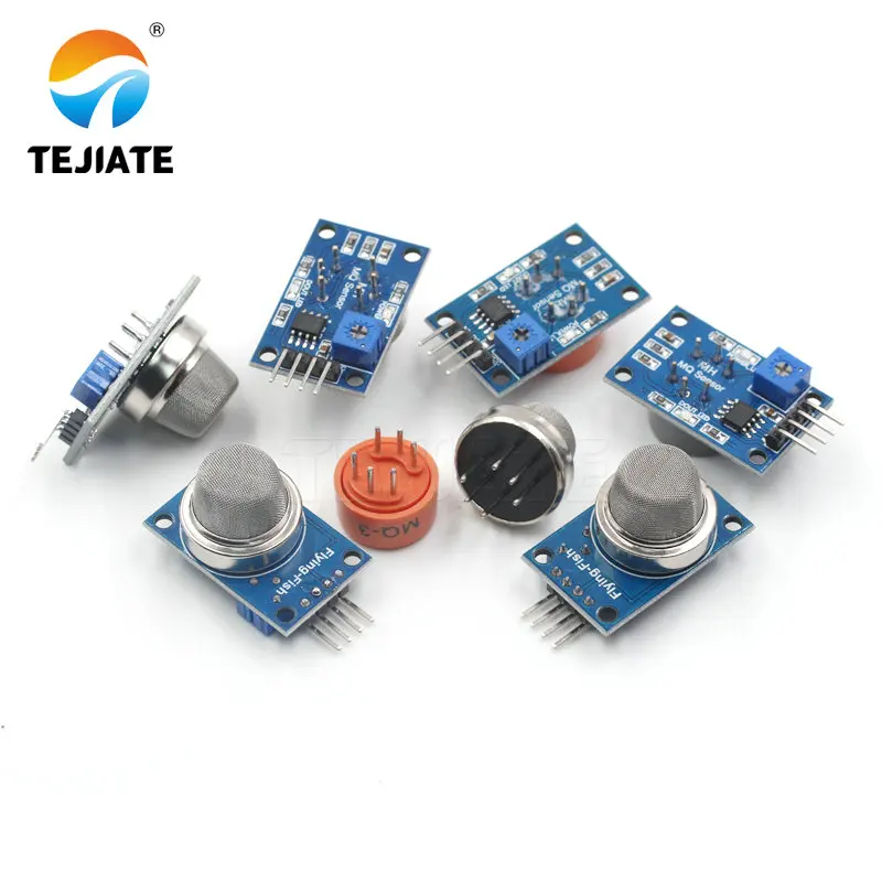 5PCS MQ Sensor Module Base Kit Air Detection Modular Device Gas Monitor Unit | Электронные компоненты и