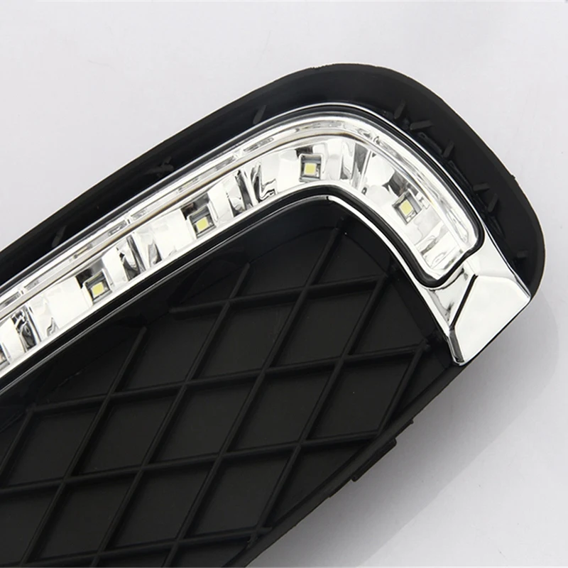 

12V Led Car Drl Daytime Running Lights Daylight Signal Fog Lamp Driving Light For Mercedes Benz Smart Fortwo 2008 - 2011