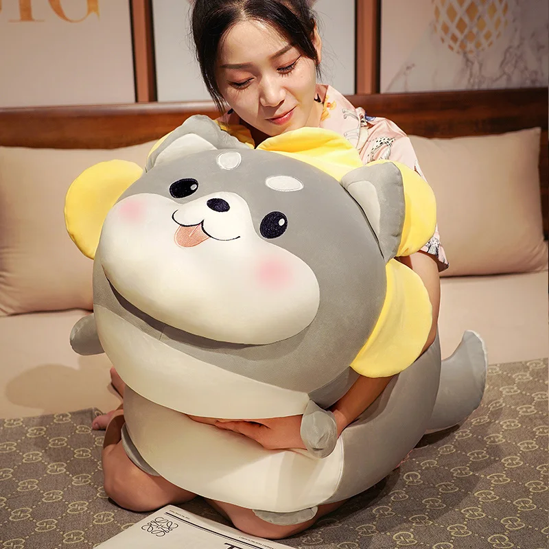 

35/50cm Lovely Fat Shiba Inu & Corgi Dog Plush Toys Stuffed Soft Kawaii Animal Cartoon Pillow Dolls Gift for Kids Baby Children