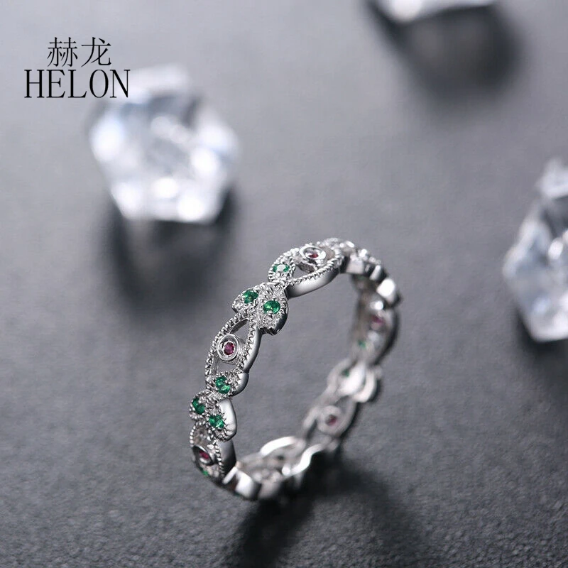 Женское кольцо HELON из белого золота 10 к карат | Украшения и аксессуары