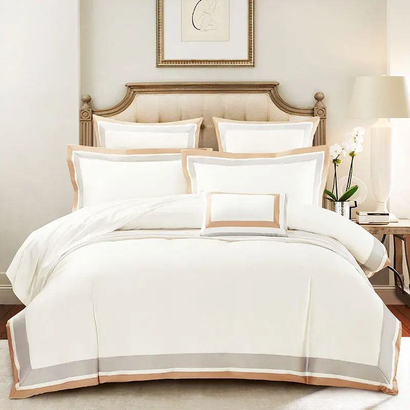 500TC египетские длинные штапельные хлопковые европейские Сатиновые