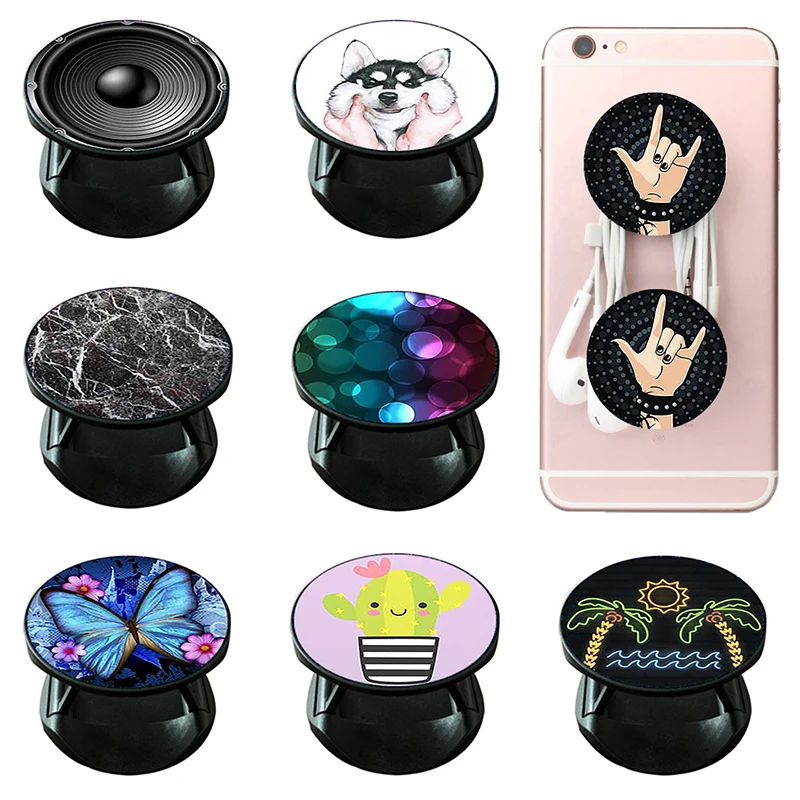 

Fold finger ring extension bracket foldable butterfly handle pocket socket for mobile phone Mobile Phone Holder