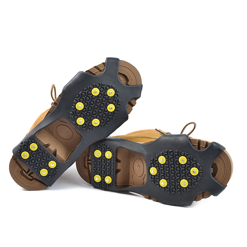 1 пара 10 шипов противоскользящие очки климмен школьные шипы ледяные зажимы