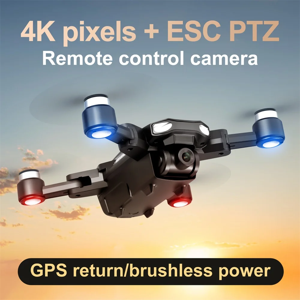 

2021 NEW S105 4K HD Camera GPS With Optical Flow Positioning 5G Lmage Transmission Brushless Motor Foldable Portable Drone Toys