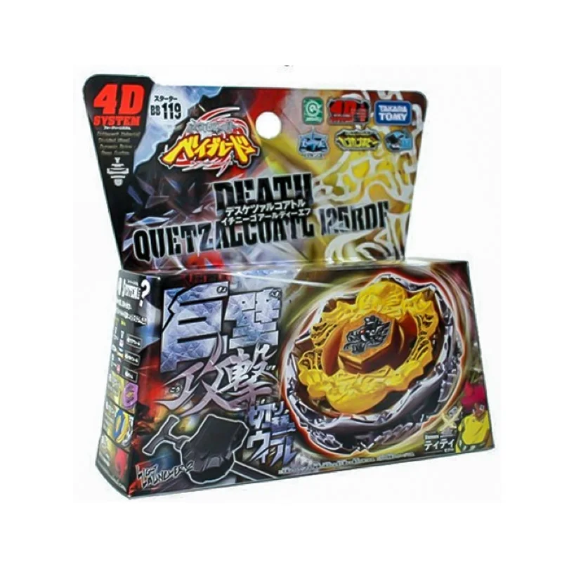 Оригинальный спиннинг Takara Tomy BB119 пусковое устройство Beyblade турбо металлический