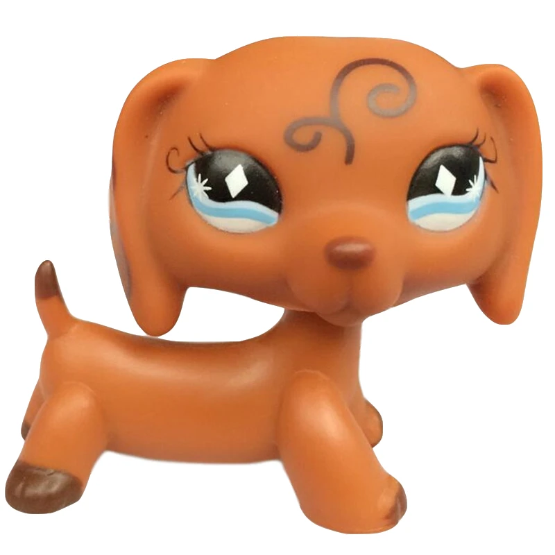 Lps игрушки для питомцев редкая стоячая короткая кошка #5 #391 маленькая собака Такса