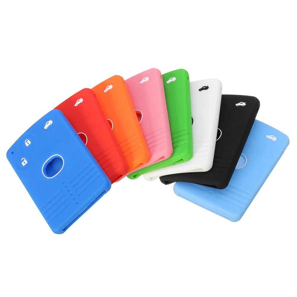 Чехол для автомобильного ключа силиконовый чехол с 3 кнопками смарт карты брелок