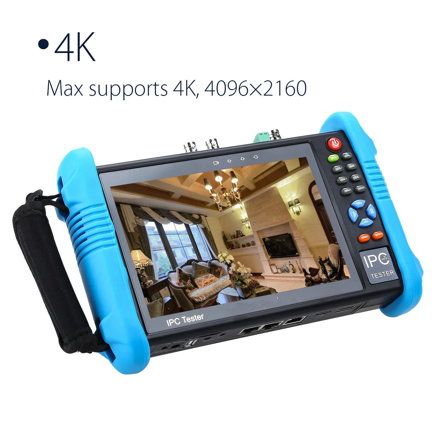 IPC 9800ADHSPLUS 7 &quotips сенсорный экран H.265 IP камера тест er 4K 1080P CCTV AHD SDI CVBS аналоговый