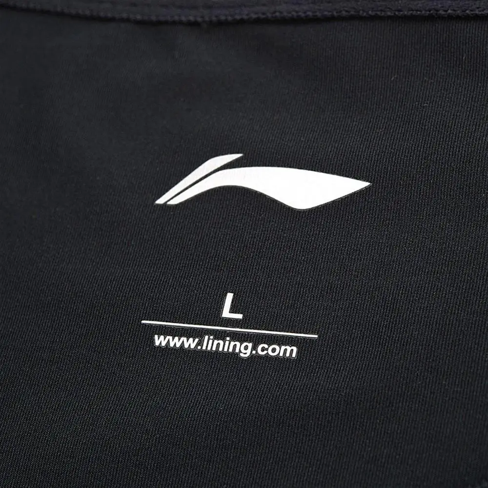 Мужские футболки для бадминтона Li-Ning дышащие 81% полиэстер 19% спандекс подкладка li