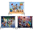 История игрушек Детский День Рождения фотография Фон Ткань фото реквизит декорация для фотографий обои