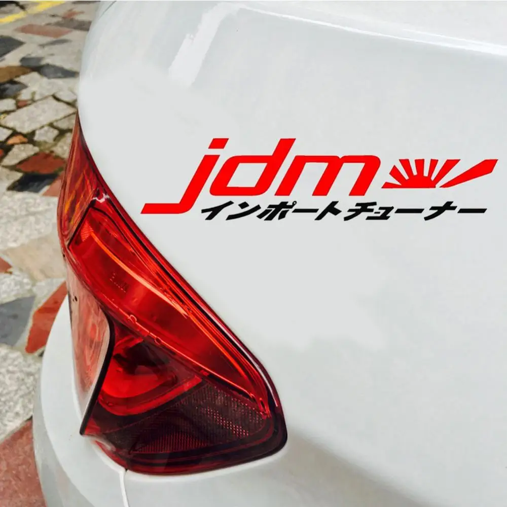Японские слова JDM светоотражающие наклейки на автомобиль корпус автомобиля окно