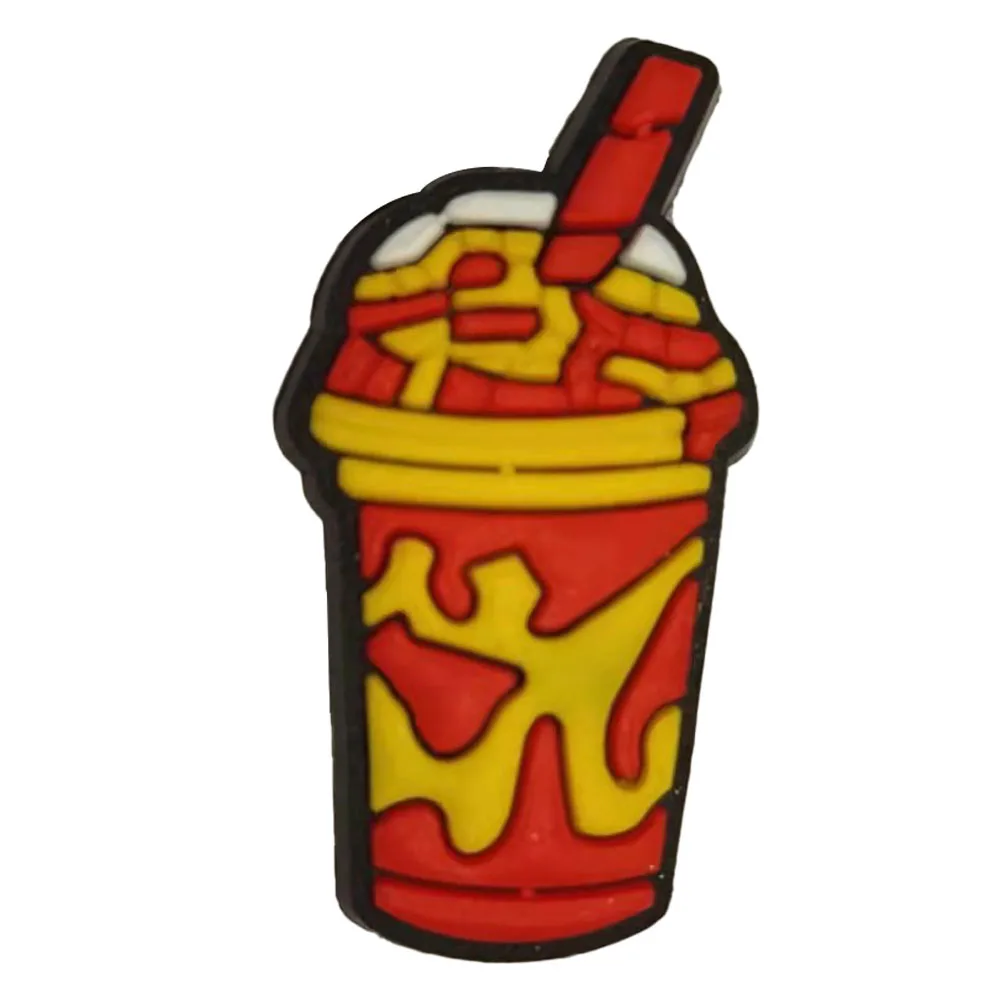 Одиночная распродажа 1 шт. Симпатичные Подвески для обуви из ПВХ напитков Fabulosa