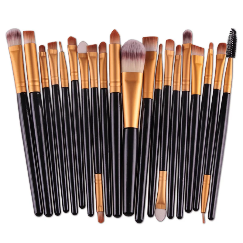 

Makeup Brushes Tool Set 20PCS Cosmetic Powder Eye Shadow Foundation Blush Blending Beauty Professional Make Up Brush