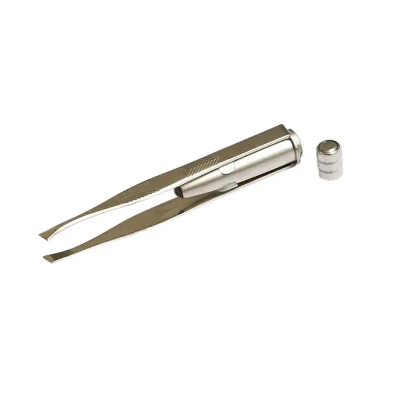 1 шт. светодиодный Пинцет из нержавеющей стали для глаз и бровей инструменты