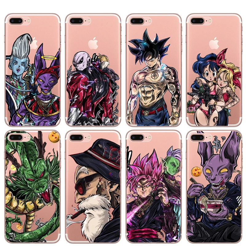 Cool Dragon Ball Super Goku Vegeta Frieza Master Roshi Beerus чехол для телефона X XS Max XR iphone 6 6S 5 5s 7 8 plus