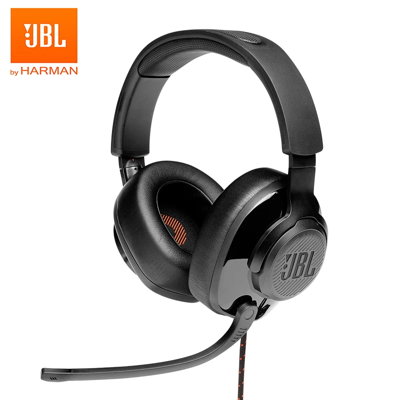 JBL Quantum 300 Проводная накладная игровая гарнитура складные наушники с микрофоном