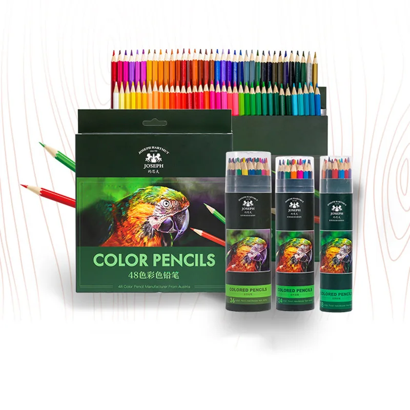 

12/18/24/36/48/72 Oily Color Pencil Painting Colored Pencil Set Hand-Painted Sketch Pen School Office Supplies