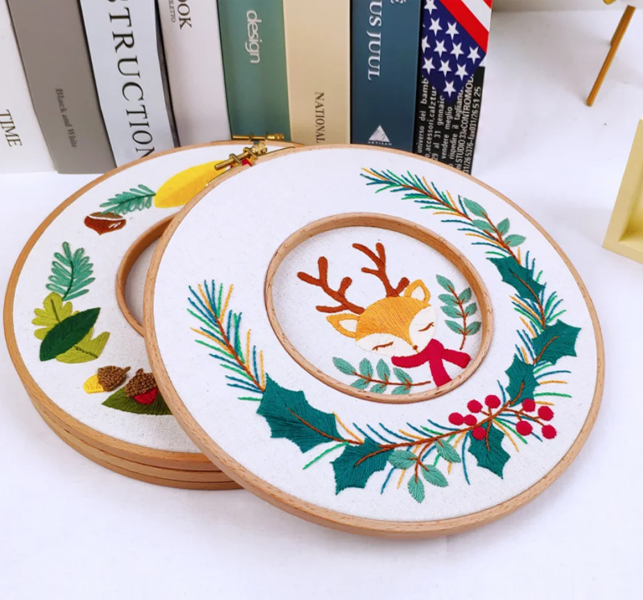 

DIY традиционной китайской культуры, вышивка, Рождественская серия Материал посылка. Отправьте вышитые бинтов и подарков.