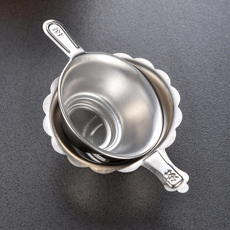 Ситечко для заваривания чая многоразовое из нержавеющей стали с зажимом фильтры