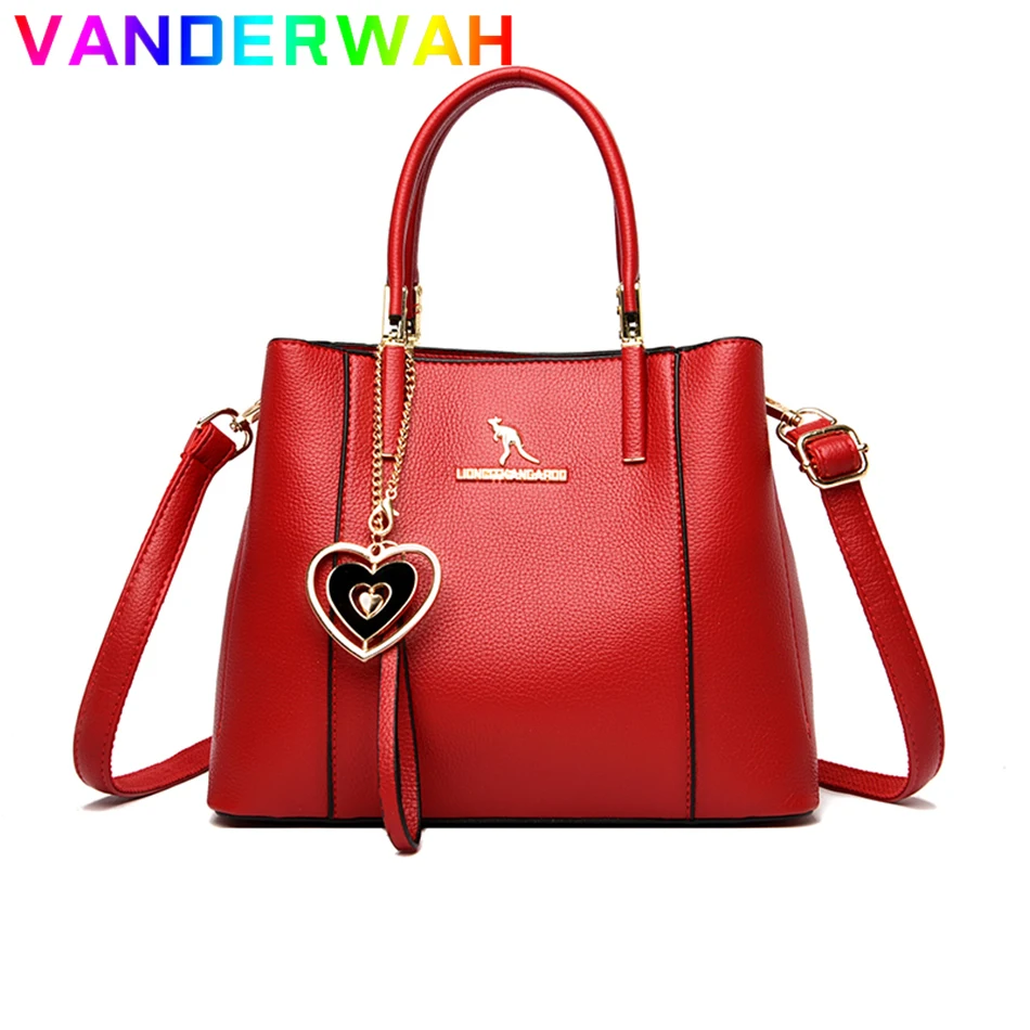 

Модная подвесная вместительная сумка-мешок, повседневные сумки через плечо из искусственной кожи для женщин, новые женские кошельки и сумо...