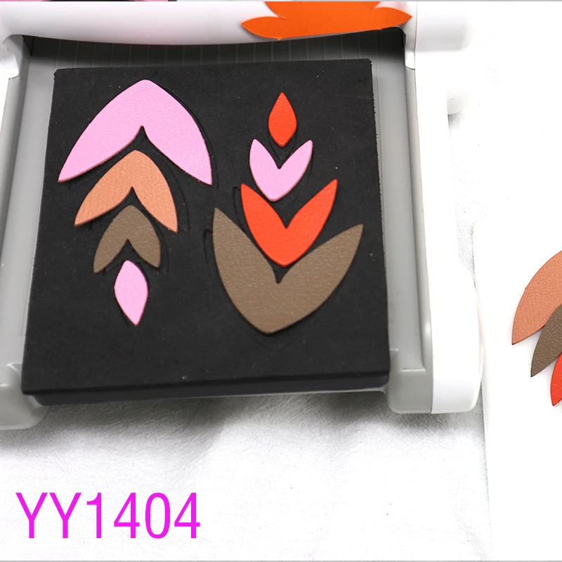 

The leaves of earringsWood Mold YY1404 Is Compatible with Most Manual Die Cut