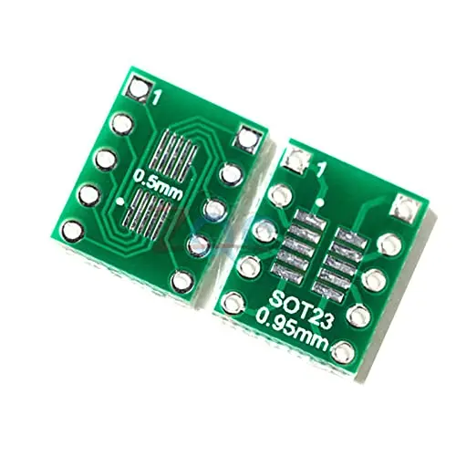 20 шт. SOT23 SOP10 MSOP10 Umax SOP23 к DIP10 Pinboard SMD для DIP адаптерной пластины 0 5 мм/0 95 мм до 2 54 Pin PCB