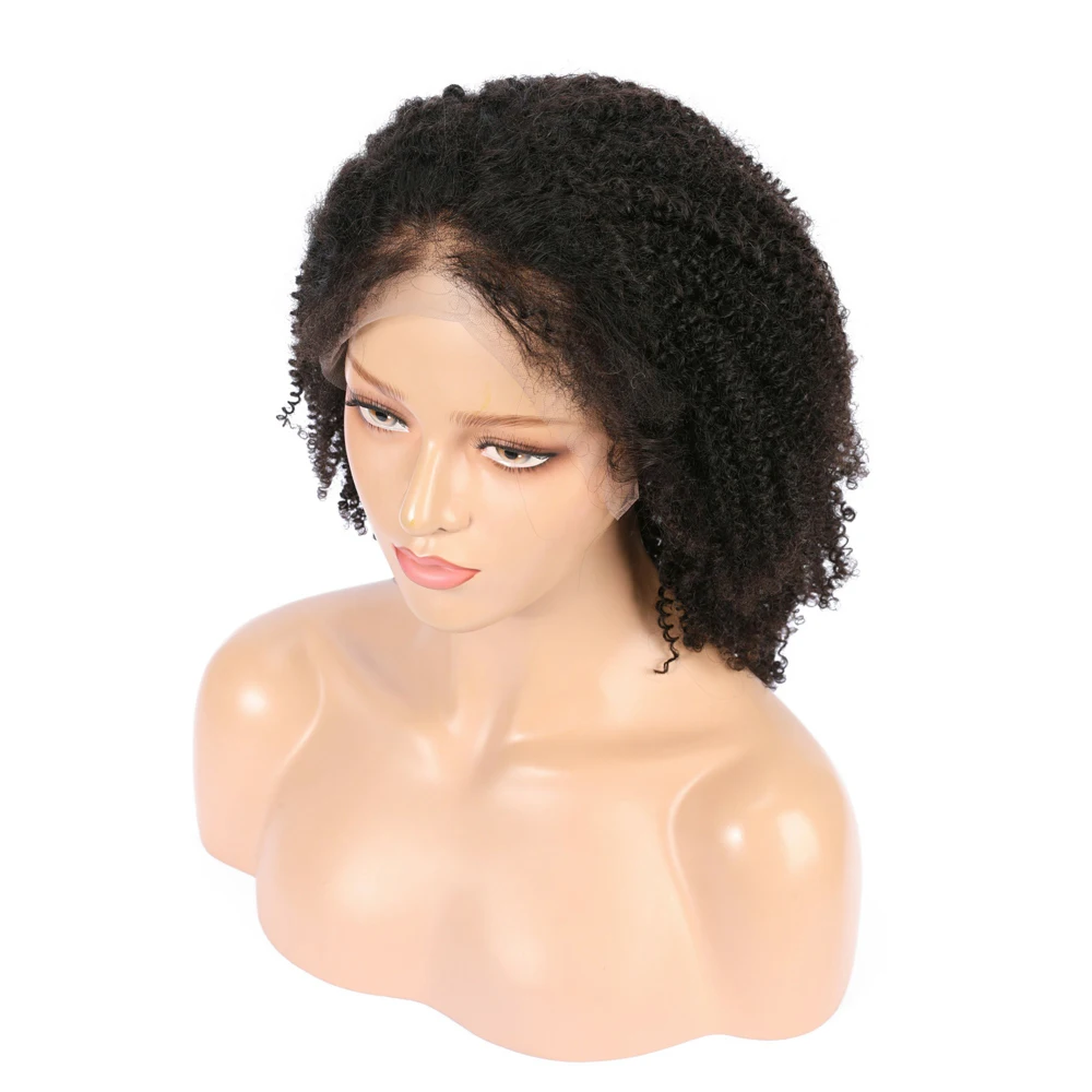

Oulaer HD Transparent Afro Kinky Curly Wig 13x4 Lace Front Human Hair Wigs for Women Pre Plucked With Baby Hair Glueless Wig