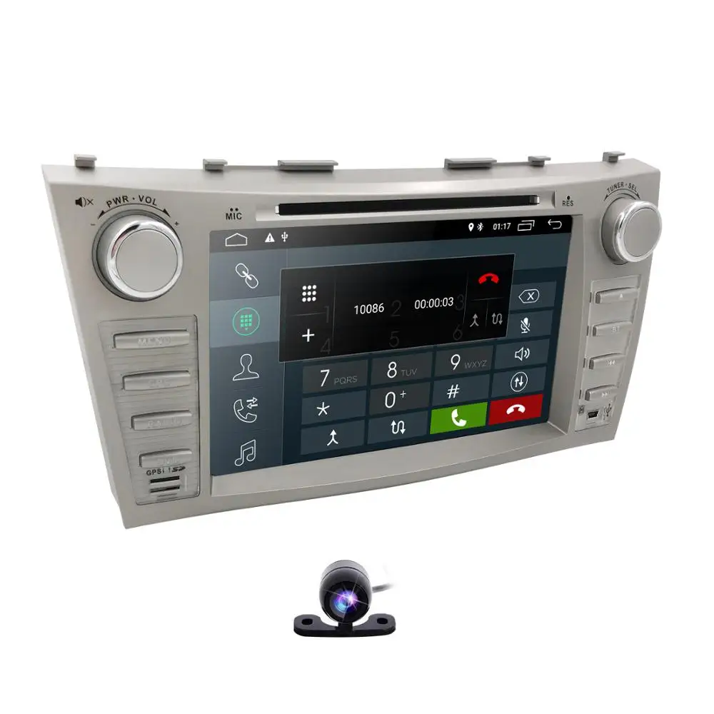 8 &quot2din android 9 0 сенсорный экран 1080P Автомобильный стерео плеер GPS для TOYOTA Camry 2007-2011