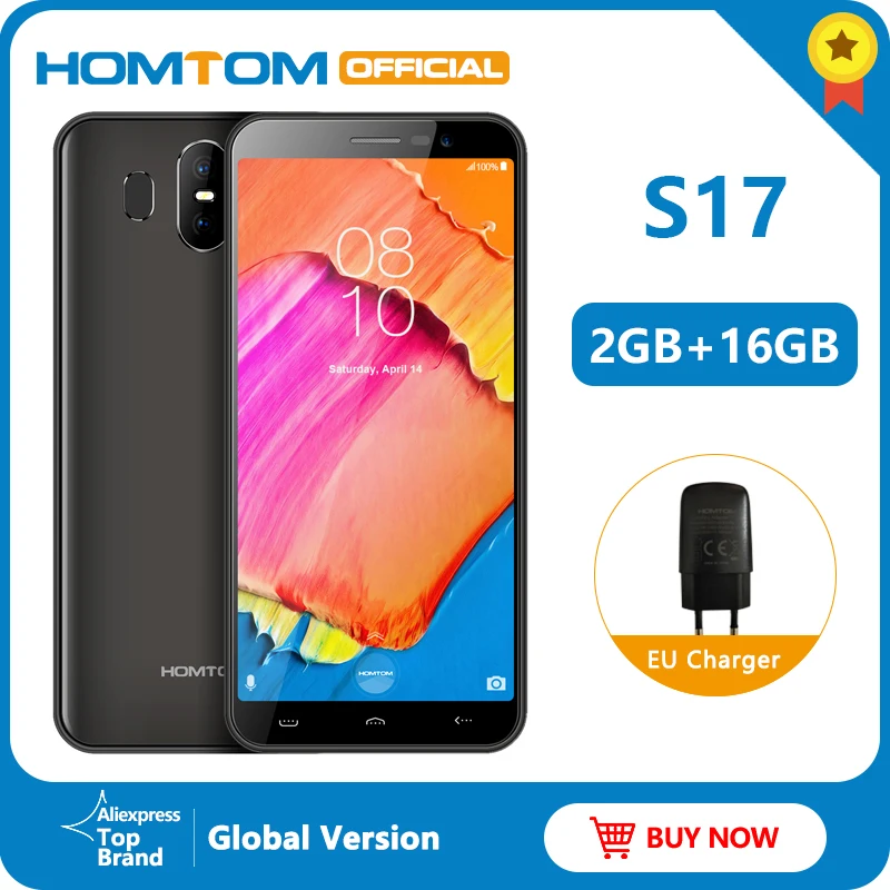 Смартфон с 5 дюймовым дисплеем 18:9 3000 мАч 13 МП + 2 Android 8 1 ГБ 16 Гб|Смартфоны| |