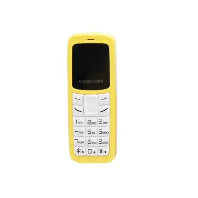 yellow Мини L8star BM30 телефон мини маленький размер мобильный телефон Bluetooth гарнитура Набор Карманный две sim-карты карманный мобильный телефон - Цвет: yellow
