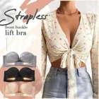 Женское платье без бретелек, нескользящее регулируемое платье без оправы, бюстгальтер пуш-ап, одежда, топы, бюстгальтер, спортивный бюстгальтер, укороченный топ, Новое поступление, женский