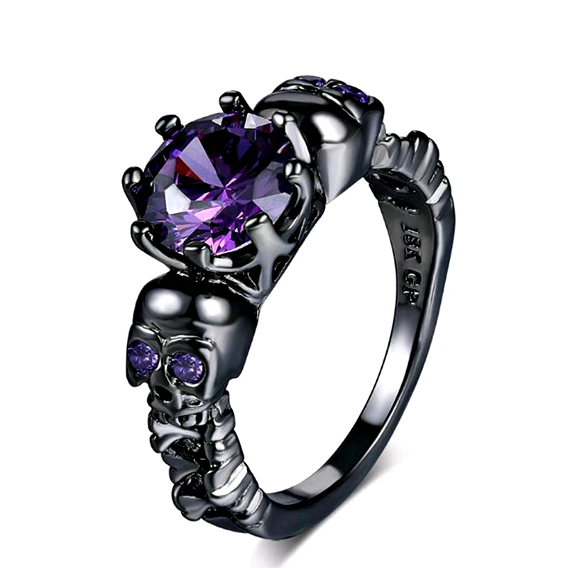 Австрийские черные мужские кольца в стиле ретро популярные для женщин свадебные