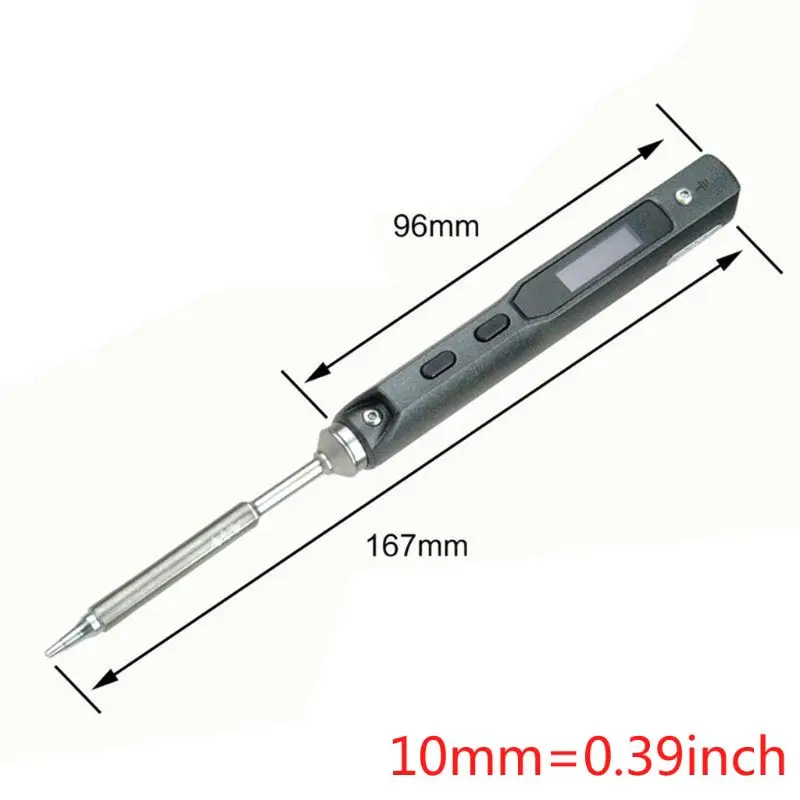 

Mini Smart portable 65W Electric Soldering Station With TS100 soldering iron tip 100-400 C weldding tool without power