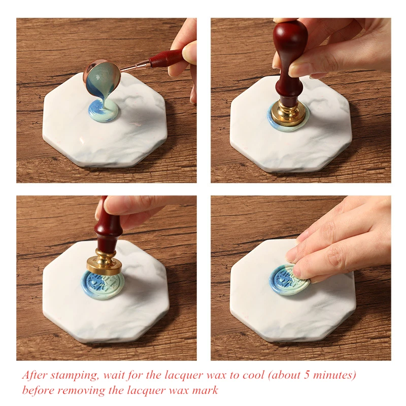 

Wooden Stamps Wax Seal Stamps Retro Happy Birthday DIY Seal Stamp Stamps for Scrapbooking Wedding Decorative Clear Stamps