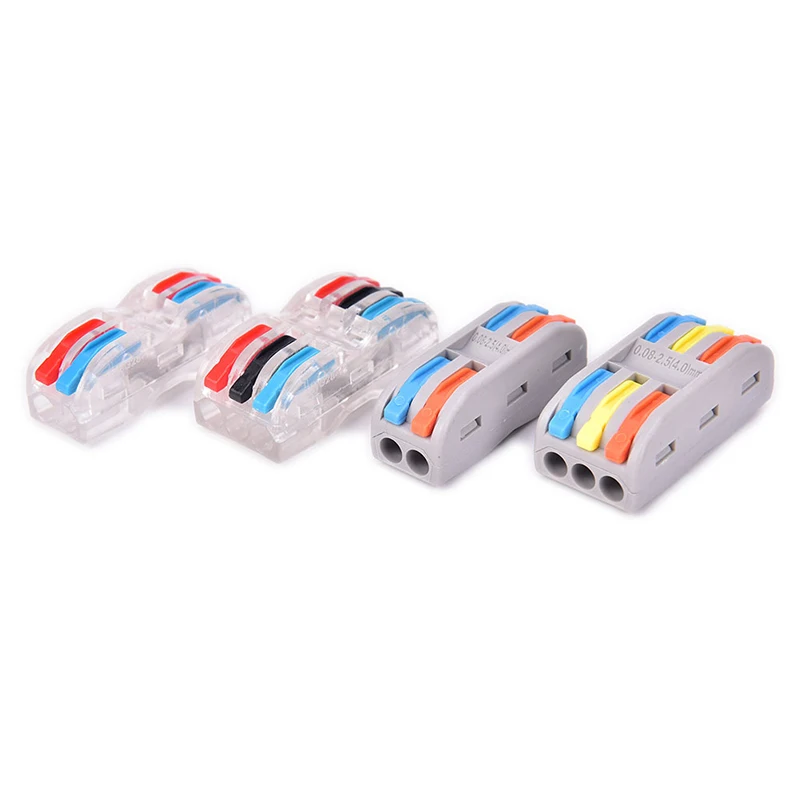 HUXUAN 2 шт мини проводной разъем Быстрый компактный Универсальный клеммные блоки |