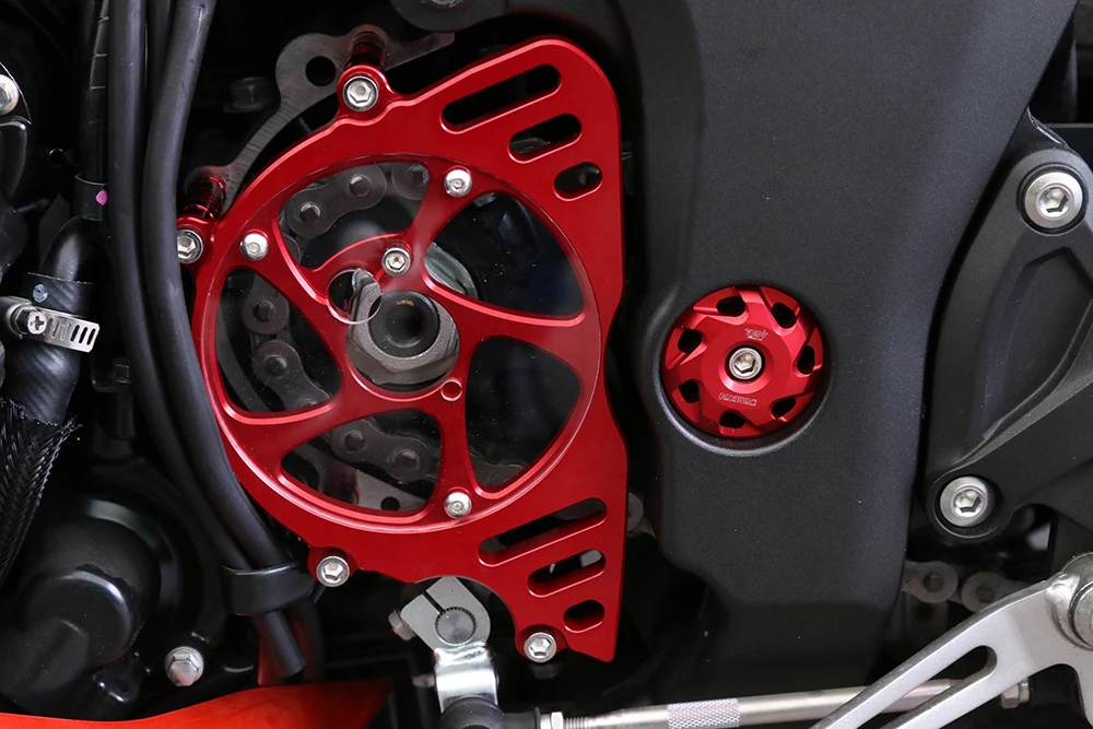 Аксессуары для мотоциклов SMOK передняя Звездочка защитная крышка цепи левая